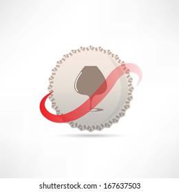 tasting red wine icon