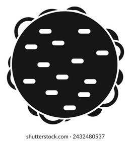 Tasty burger food icon simple vector. Fast food at street. Pack bread