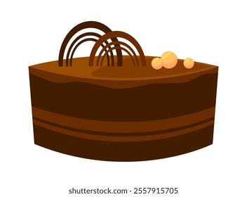 Tasty cake for birthday celebration