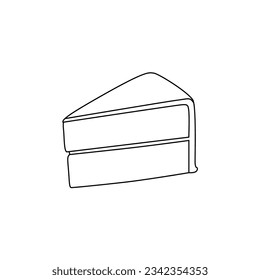 tasty cake vector type icon