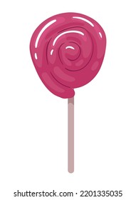 icono de postre dulce delicioso aislado