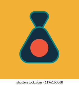 Tasty candy. Flat image of sweetness. Stylish vector image.