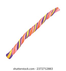 Tasty candy on white background