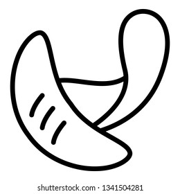Tasty chips icon. Outline tasty chips vector icon for web design isolated on white background