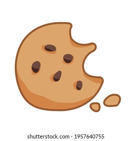 tasty cookie vector design. fit for bakery logo