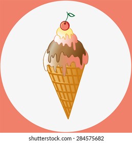 tasty cool ice cream