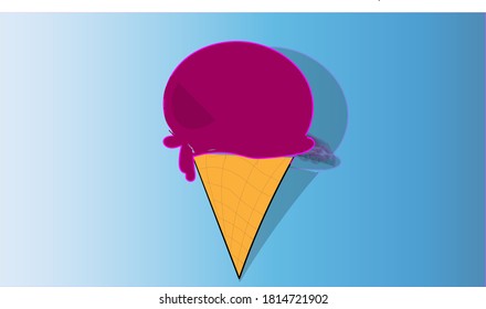 Tasty and delicious ice cream .
