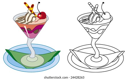 A tasty dessert