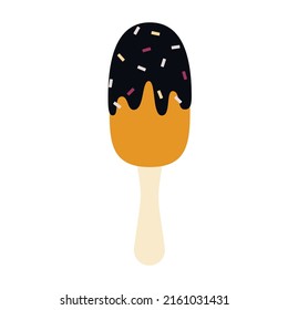 tasty dessert ice cream vector illustration