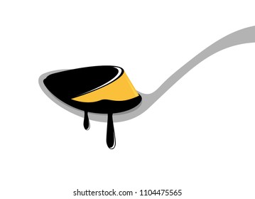 Tasty dessert illustration