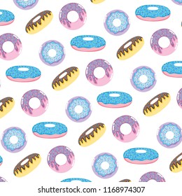 tasty donuts desserts pastry background