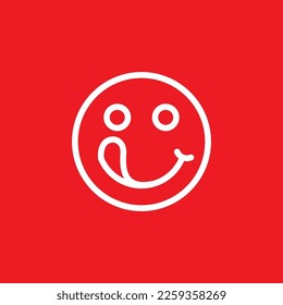 Tasty emoticons, common graphic resources, vector illustrations.