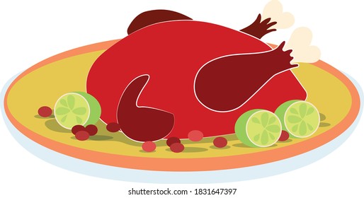 tasty fast all food collection White background