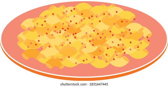 tasty fast all food collection White background