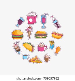 Tasty and fast food design