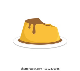 tasty flan illustration