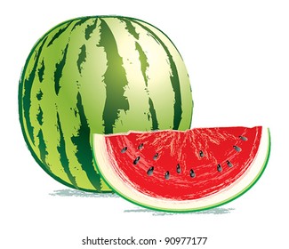 Tasty, fresh watermelon