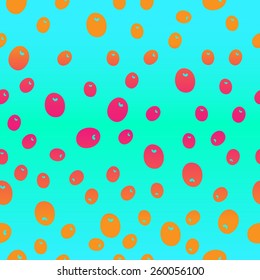 Tasty fruit food berries pattern, seamless background