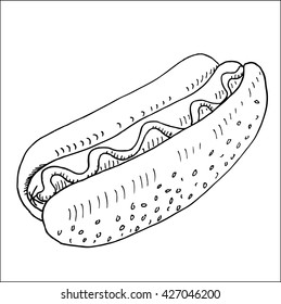 17,524 Hot dog drawing Images, Stock Photos & Vectors | Shutterstock