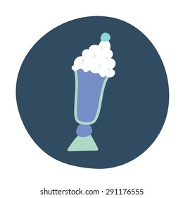 Tasty Ice Cream icon vector illustration