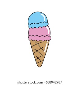 tasty ice cream sweet dessert