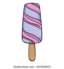 tasty ice lolly cold dessert
