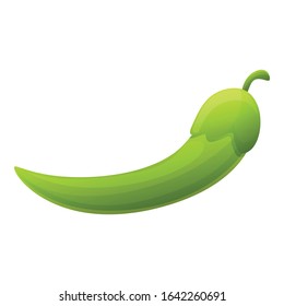 Tasty peas icon. Cartoon of tasty peas vector icon for web design isolated on white background