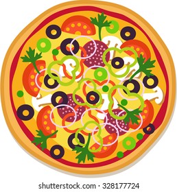 Tasty pizza 