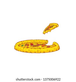 Tasty Pizza Vector