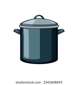 tasty sauce pan cartoon. healthy cooking, cuisine fresh, kitchen ketchup tasty sauce pan sign. isolated symbol vector illustration