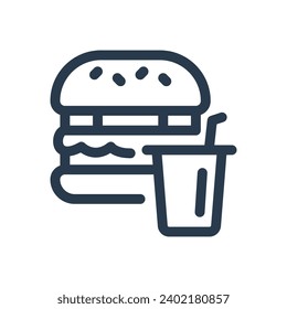 Tasty Snack Vector Icon Illustration for Game Time Refreshment
