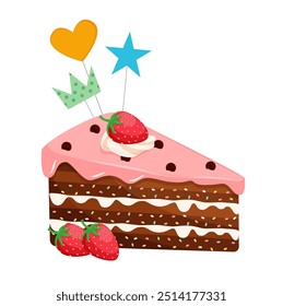 tasty treat vector layered pastry confectionary cake