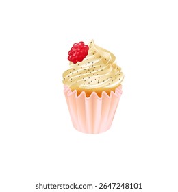saboroso e gostoso Cupcake Vetores 