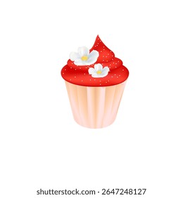 saboroso e gostoso Cupcake Vetores 