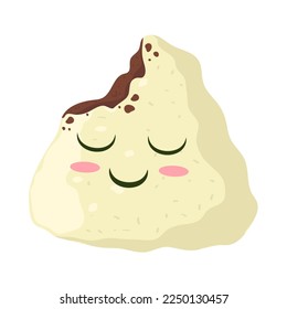 tasty zongzi cartoon icon isolated