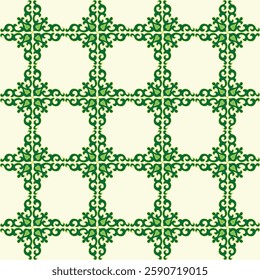 Tatar Native Ornamental border in Arabic style. Ornamental circle with colorful gradients in tatar tradition.