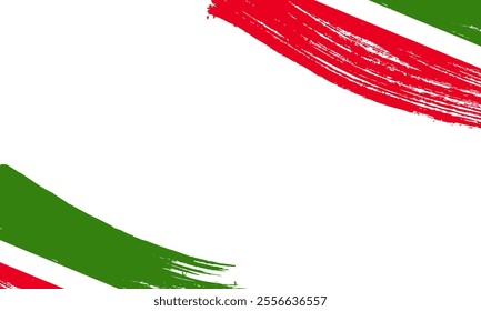 Tatarstan Flag with Brush Stroke Effect, Grunge brush stroke. Watercolor painting flag design.