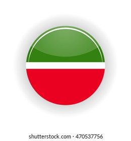 Tatarstan icon circle isolated on white background. Kazan icon vector illustration