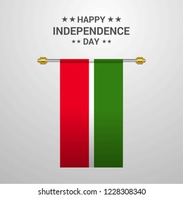 Tatarstan Independence day hanging flag background