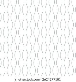 Tatewaku seamless traditional Japanese pattern. Navy blue flowing wave-like vertical motif with elegant textile design, repeating geometric background for fabric, decoration, and texture, Vector 