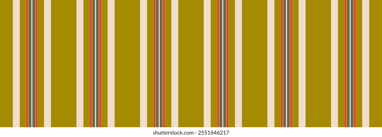 Tather stripe vector textile, layer vertical lines fabric. Ohoose seamless texture background pattern in orange and cyan colors palette.