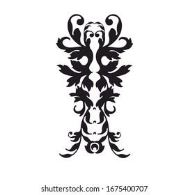 Tatoo design stencil logo art graphic MAORI