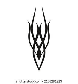 Tatoo Tribal Simple Flat Vector Design Stock Vector (Royalty Free ...