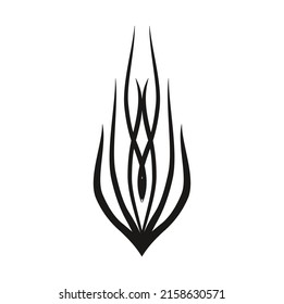 ilustración tribal de diseño de vector plano simple