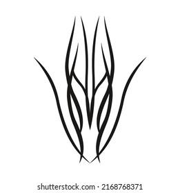 ilustración tribal de diseño de vector plano simple