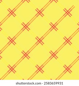 Tattersall Check Pattern. Shirt Fashion Textile Fabric. Repeating Tile Plaid Pattern.
