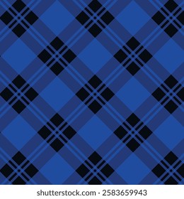 Tattersall Check Pattern. Shirt Fashion Textile Fabric. Repeating Tile Plaid Pattern.
