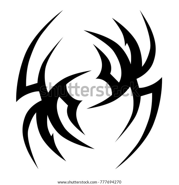 Tattoo Art Designs Ideas Tattoos Girls Stock Vector (Royalty Free ...