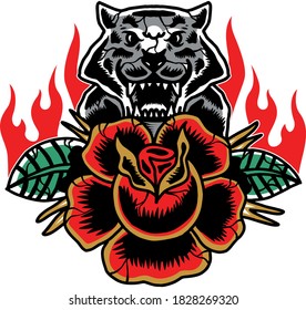 tattoo art illustration vector graphic