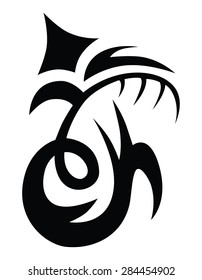 Tattoo art tribal vector designs. Abstract pattern logo design on white background. Fashion ideas tattoos art pattern for woman and man body art. Template embroidery clothing, office interior design.